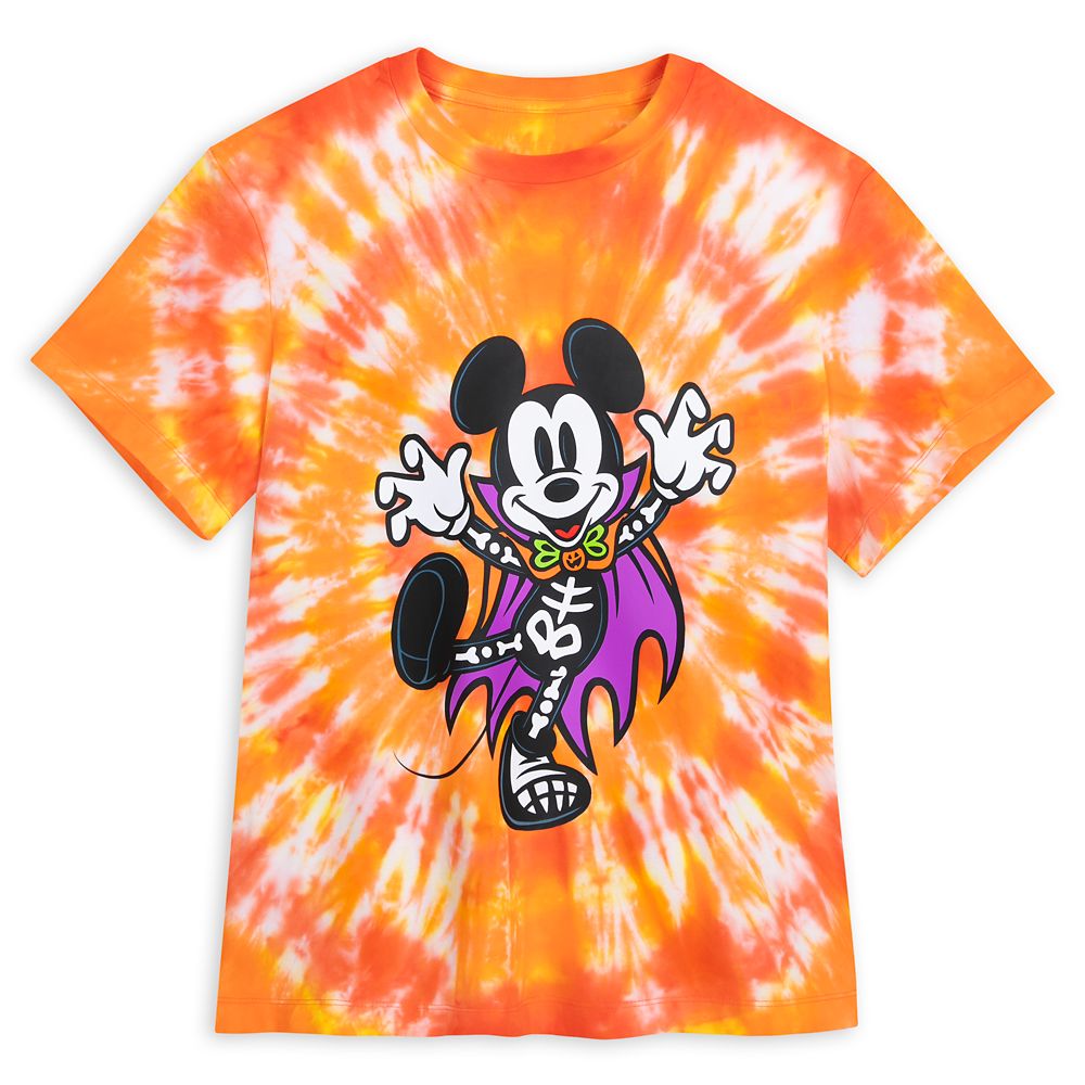 Mickey Mouse Halloween Tie-Dye T-Shirt for Women