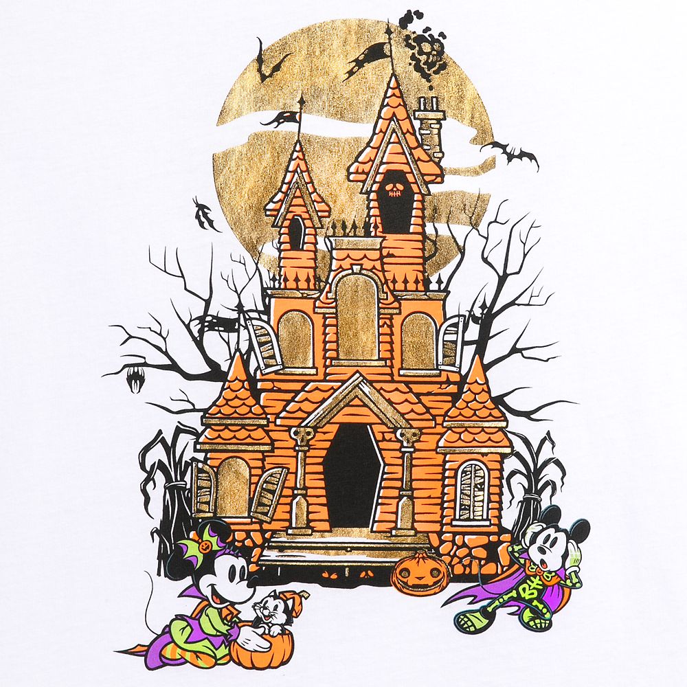 Mickey and Minnie Mouse Halloween Tank Top for Women