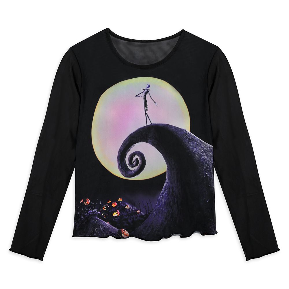 Jack Skellington Mesh Top for Women by Cakeworthy  The Nightmare Before Christmas  30th Anniversary Official shopDisney