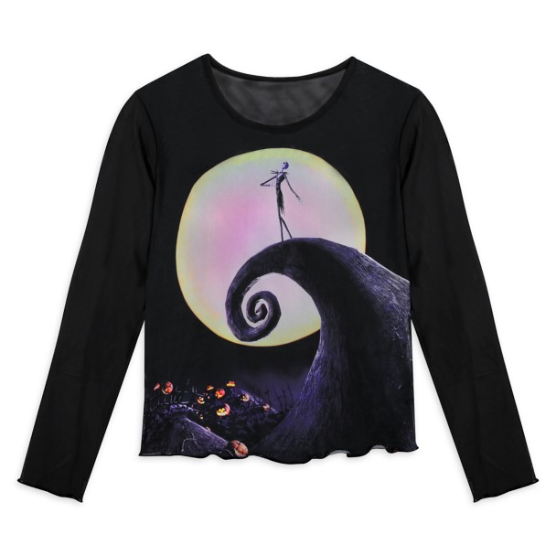 Jack Skellington Mesh Top for Women by Cakeworthy – The Nightmare Before Christmas – 30th Anniversary
