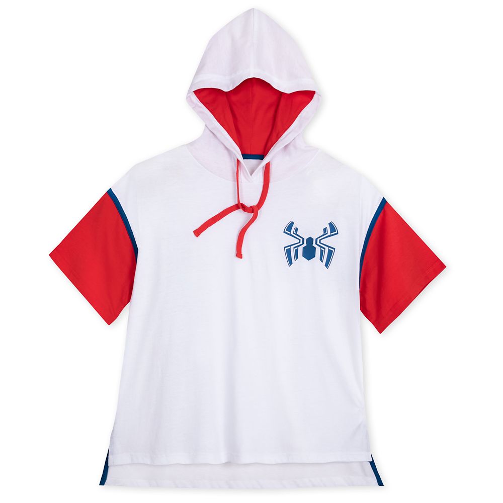 Spider-Man Short Sleeve Pullover Hoodie for Women – Buy It Today!