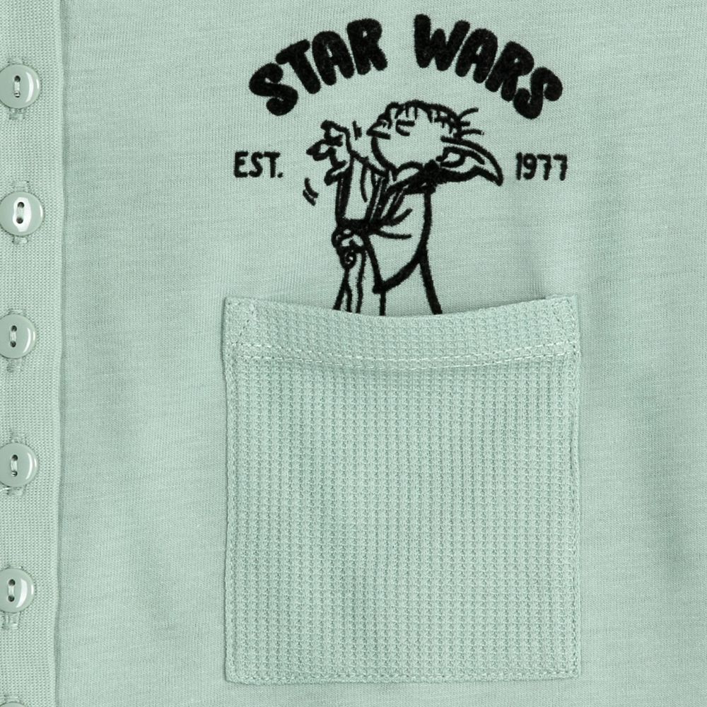 Yoda Henley Top for Women – Star Wars