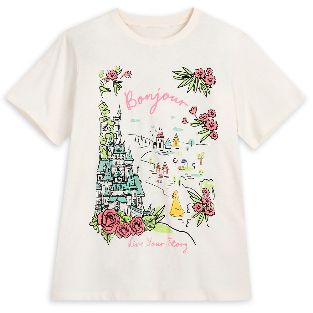 Belle ''Bonjour'' T-Shirt for Women – Beauty and the Beast