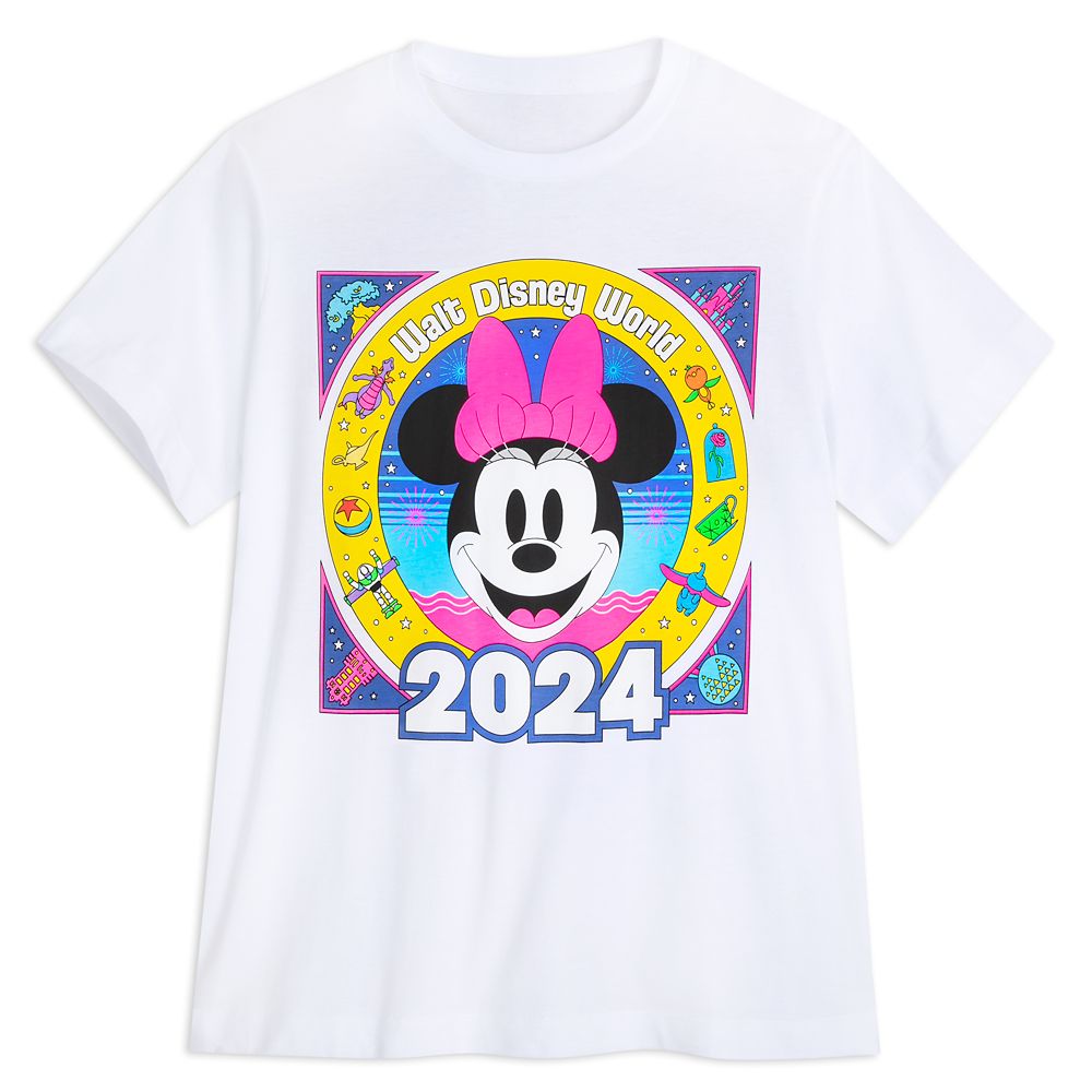 Minnie Mouse T-Shirt for Women – Walt Disney World 2024 – Buy Online Now