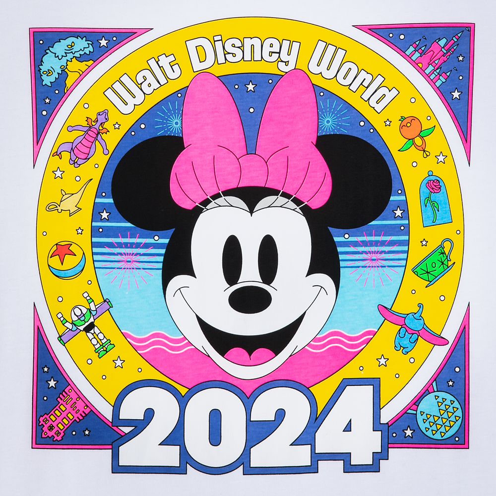 Minnie Mouse T Shirt For Women Walt Disney World 2024 ShopDisney   5106106030041 1