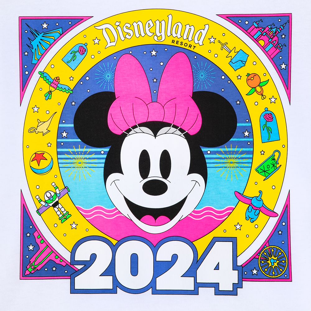 Minnie Mouse T-Shirt for Women – Disneyland 2024