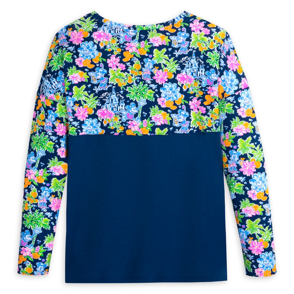 Mickey and Minnie Mouse Finn Long Sleeve T-Shirt for Women by Lilly Pulitzer – Disney Parks