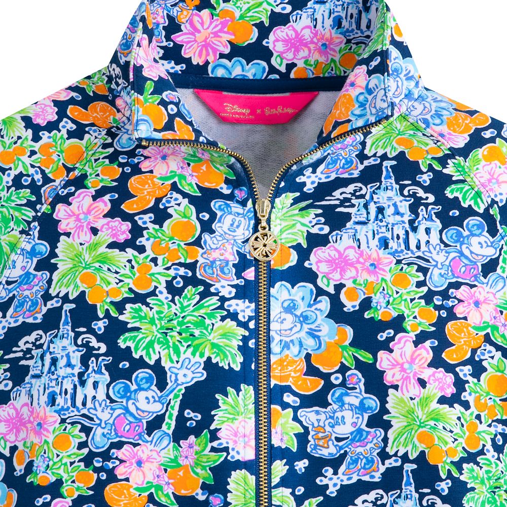 Mickey and Minnie Mouse Zip Pullover for Women by Lilly Pulitzer – Disney Parks