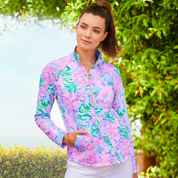 Minnie Mouse and Daisy Duck Zip Pullover for Women by Lilly Pulitzer – Disney Parks
