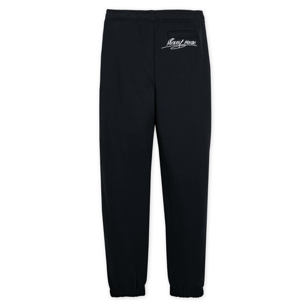 Mickey Mouse Jogger Pants for Adults – Black