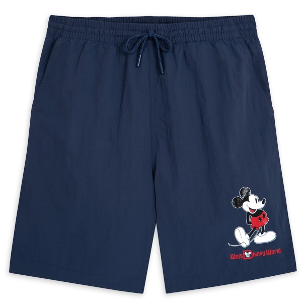 Mickey Mouse Standing Family Matching Shorts for Adults – Walt Disney World – Navy