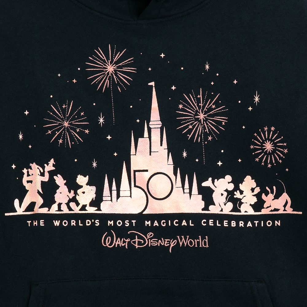 Walt Disney World 50th Anniversary Grand Finale Pullover Hoodie for Adults