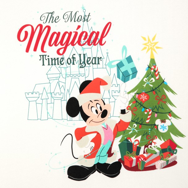 Santa Mickey Mouse Pullover Sweatshirt for Adults – Walt Disney World