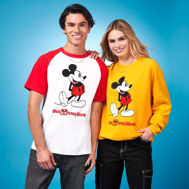 Mickey Mouse Standing Family Matching Sweatshirt for Adults – Walt Disney World