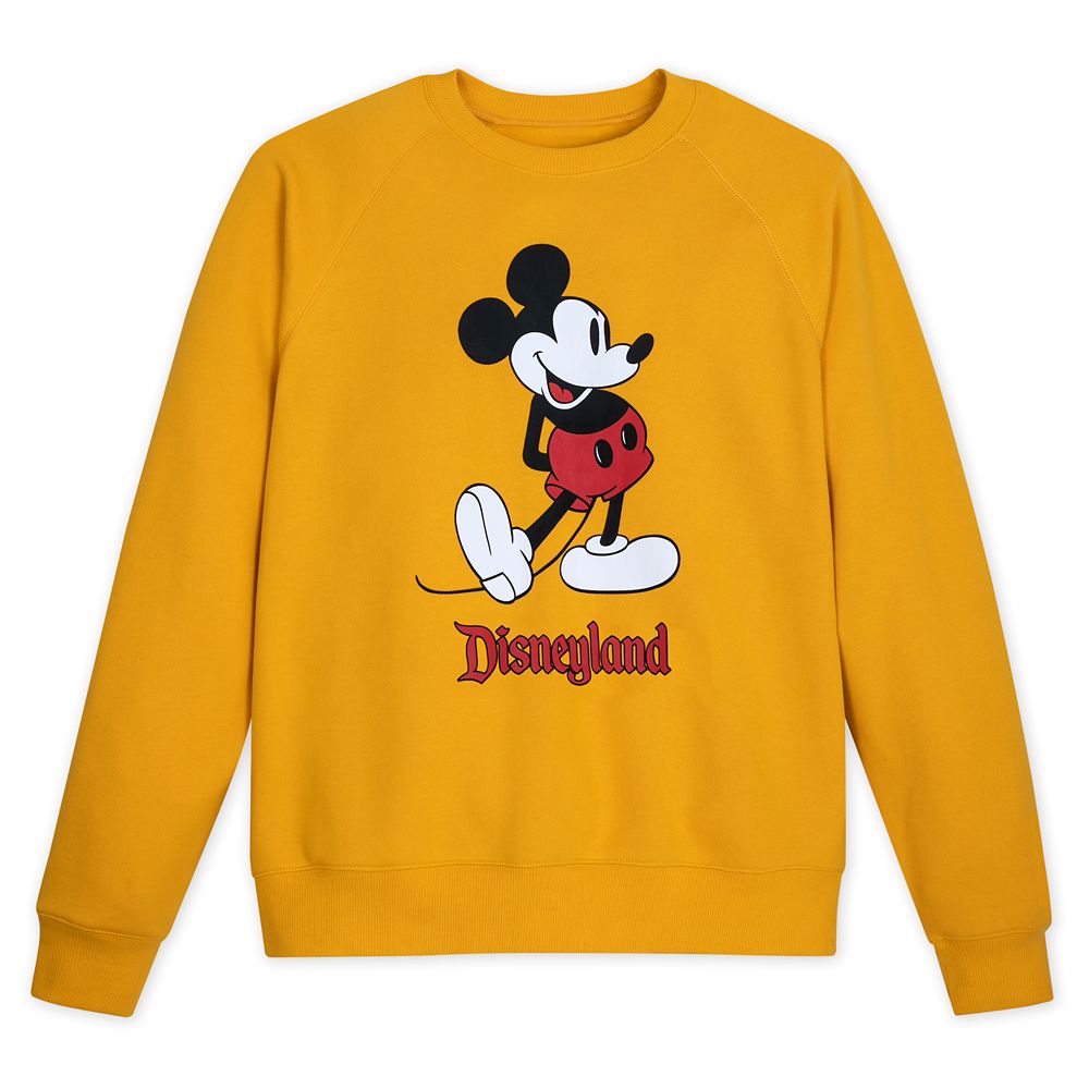 Mickey Mouse Standing Family Matching Sweatshirt for Adults – Disneyland is now out for purchase