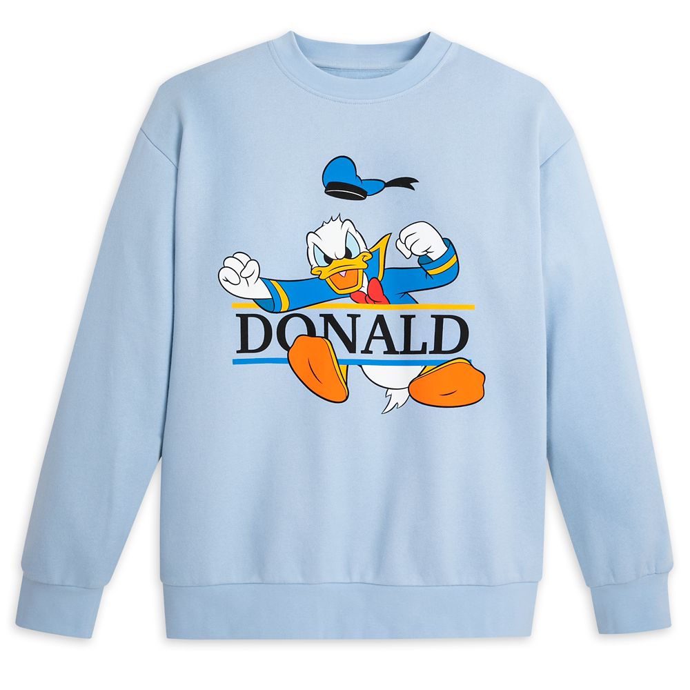 Donald Duck Pullover Sweatshirt for Adults