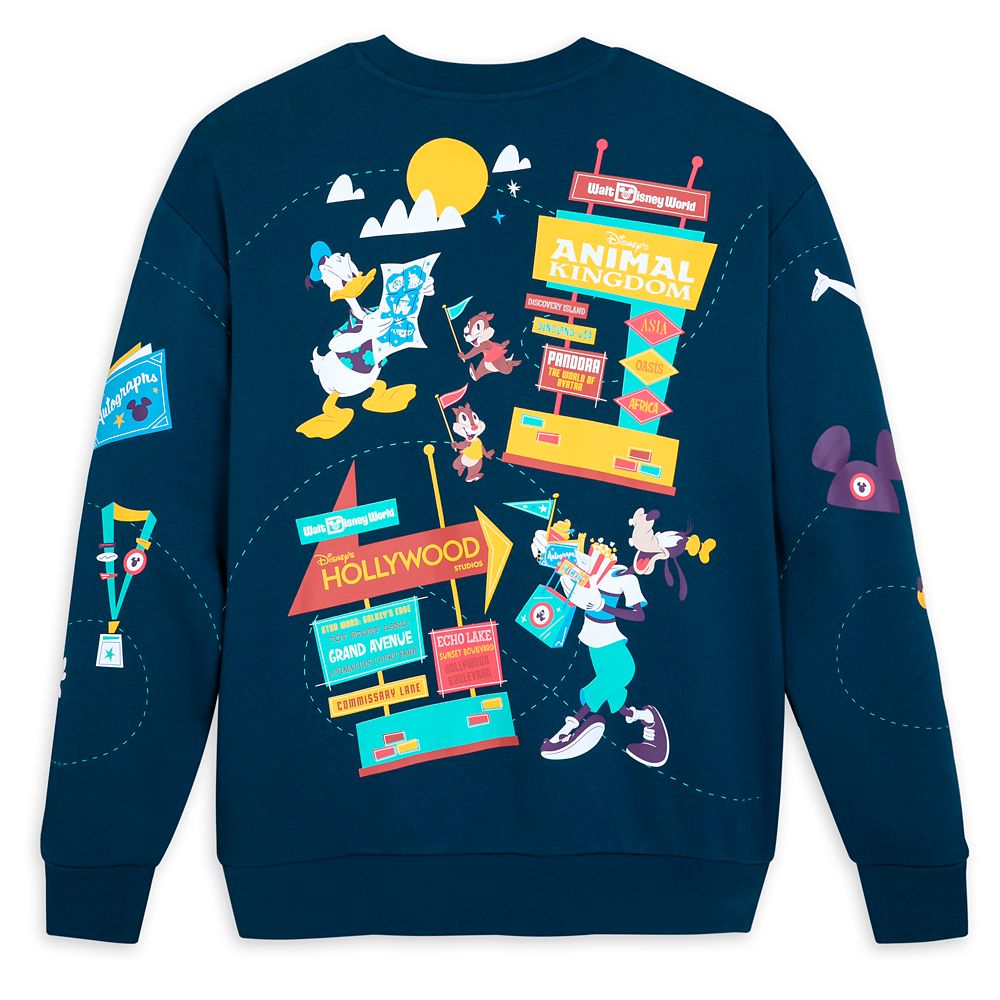 Mickey Mouse and Friends Play in the Park Pullover Sweatshirt for Adults – Walt Disney World