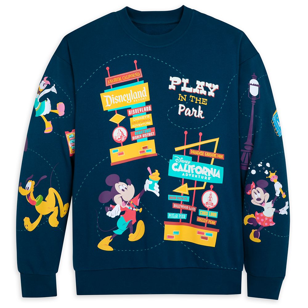 Disneyland clearance map sweatshirt