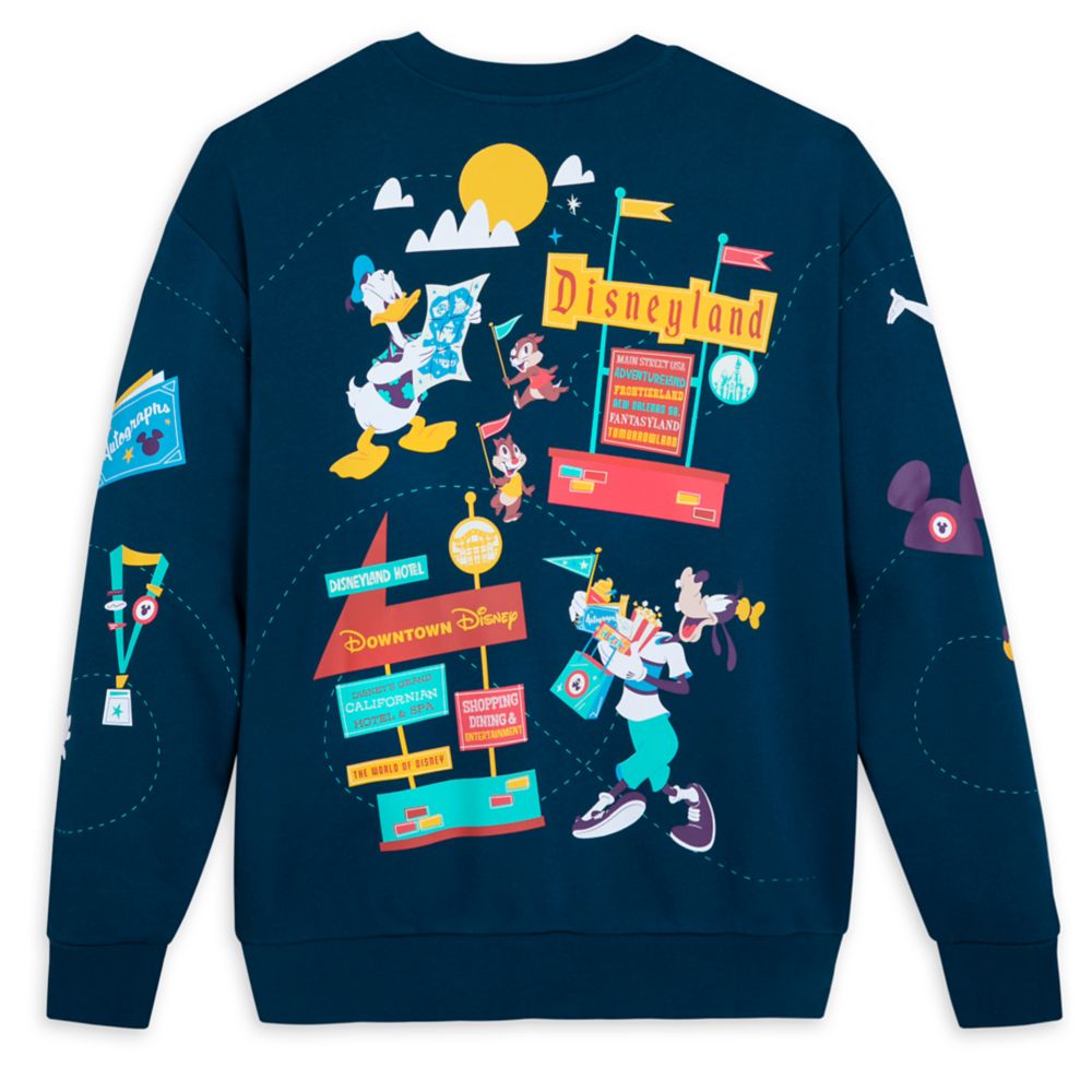 Mickey Mouse and Friends Play in the Park Pullover Sweatshirt for Adults – Disneyland