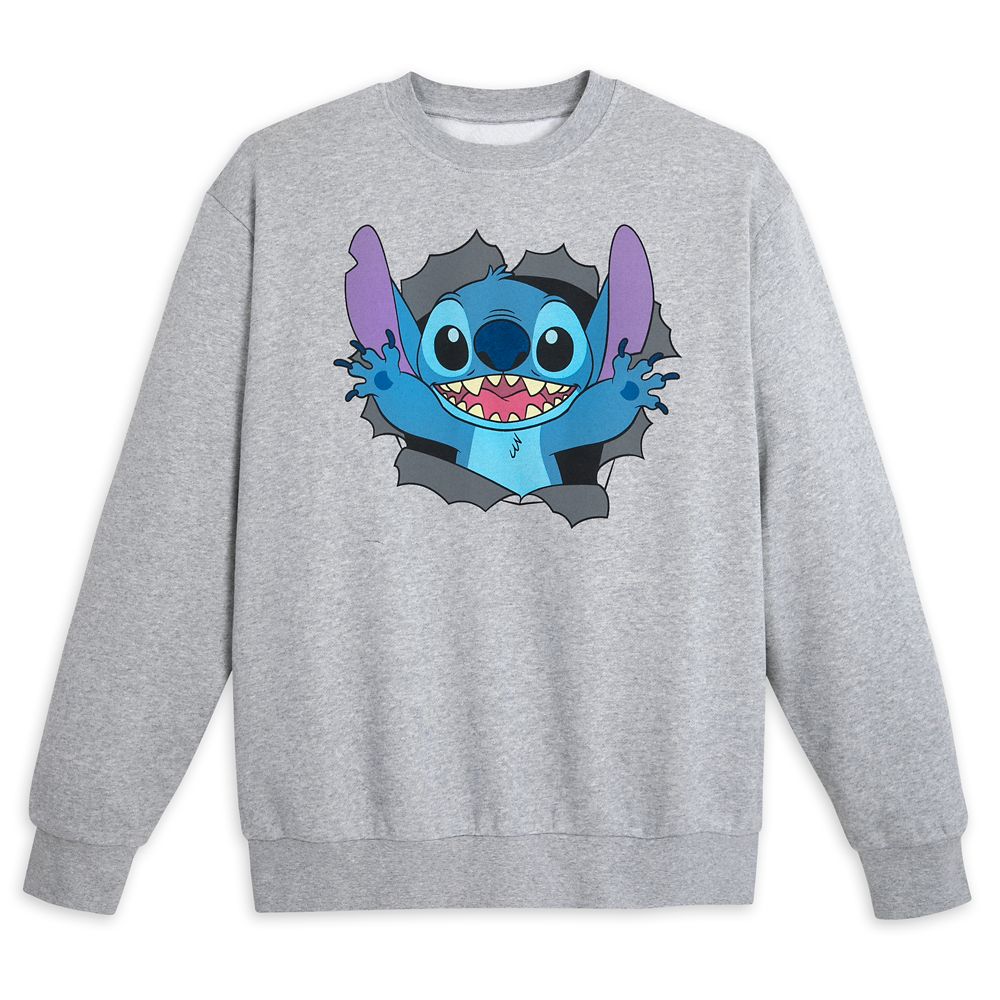 Stitch Sweatshirt for Adults – Lilo & Stitch is now available
