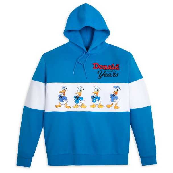 Donald Duck Through the Years Pullover Hoodie for Adults | Disney ...