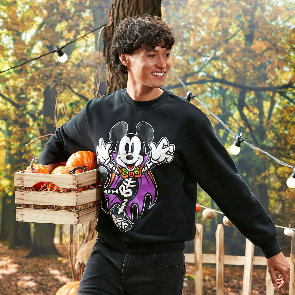 Mickey Mouse Halloween Pullover Sweatshirt for Adults