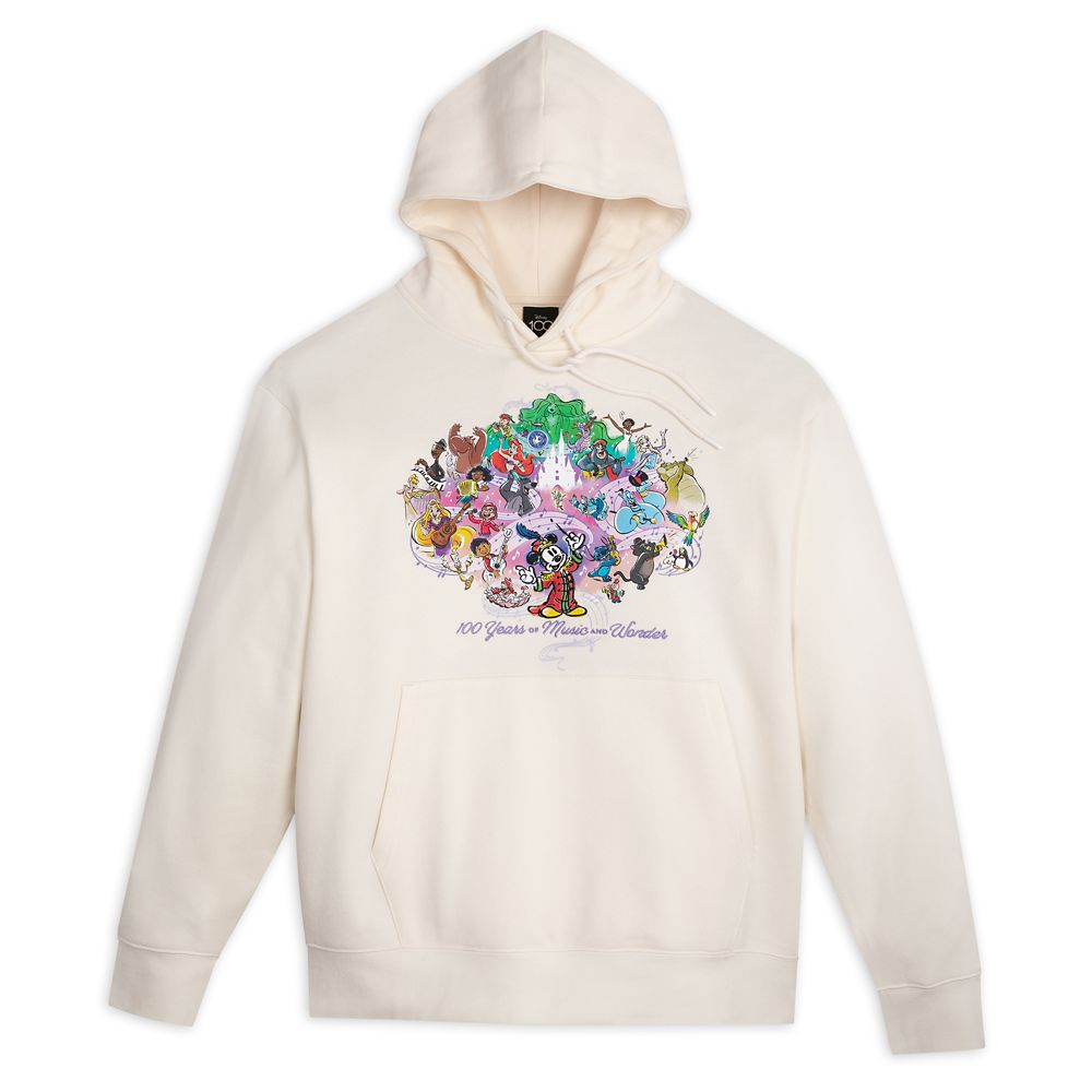 Mickey Mouse and Friends Pullover Hoodie for Adults – Disney100 Special Moments has hit the shelves for purchase
