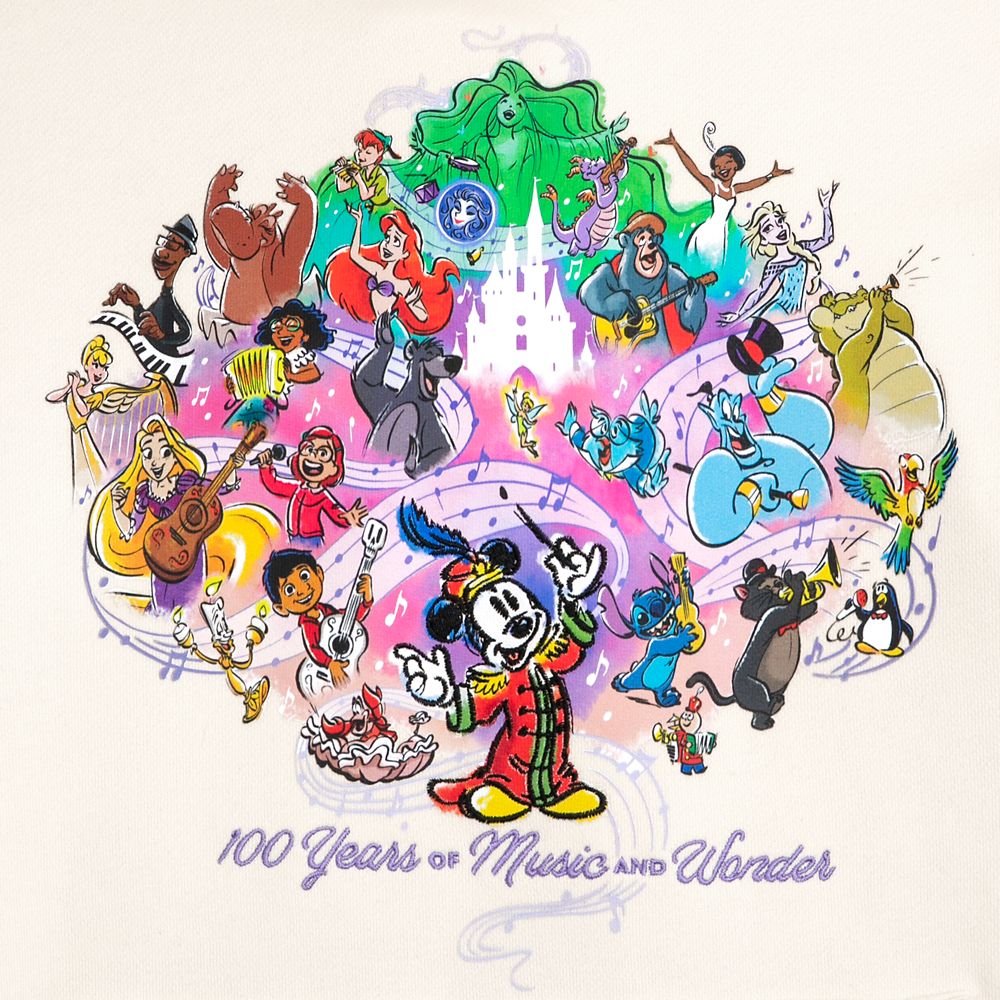 Mickey Mouse and Friends Pullover Hoodie for Adults – Disney100 Special  Moments | shopDisney
