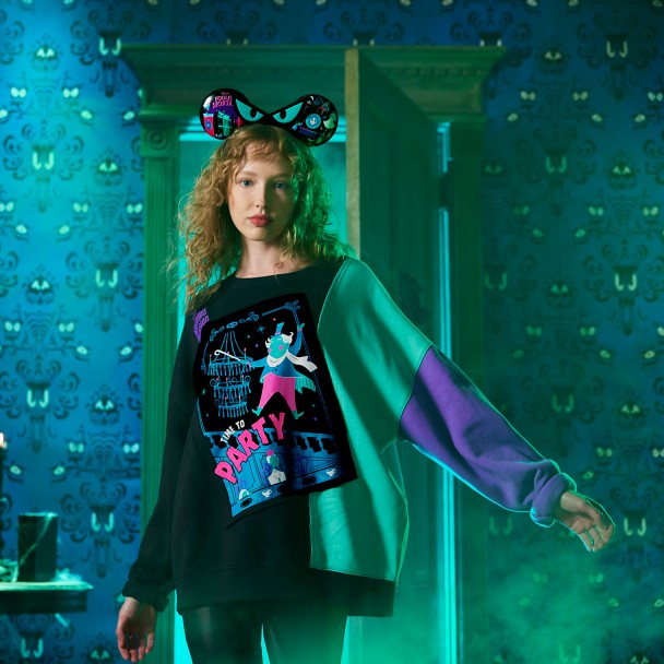 The Haunted Mansion Glow-in-the-Dark Pullover Sweatshirt for Adults