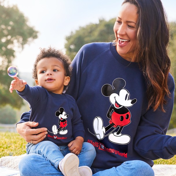 Mickey Mouse Standing Sweatshirt for Adults – Disneyland