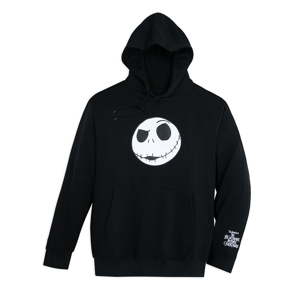 Jack Skellington Pullover Hoodie for Adults – The Nightmare Before Christmas available online for purchase