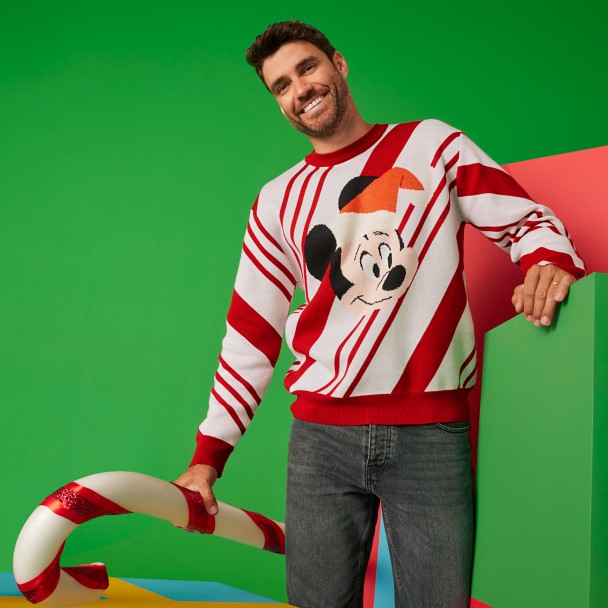 Mickey Mouse Holiday Family Matching Sweater for Men | shopDisney