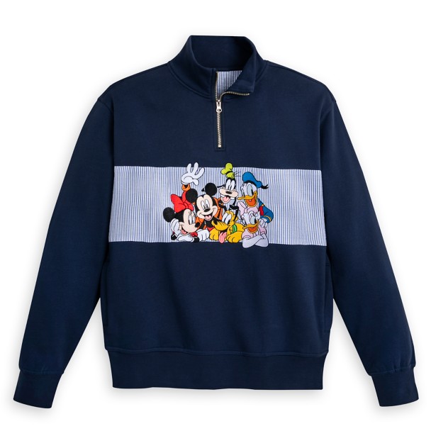 Mickey Mouse and Friends 1/4 Zip Fleece Top