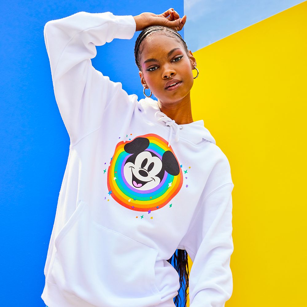 Mickey Mouse Pullover Hoodie for Adults – Disney Pride Collection