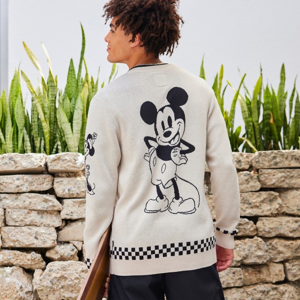 Mickey Mouse and Friends Cardigan Sweater for Adults by Vans – Disney100