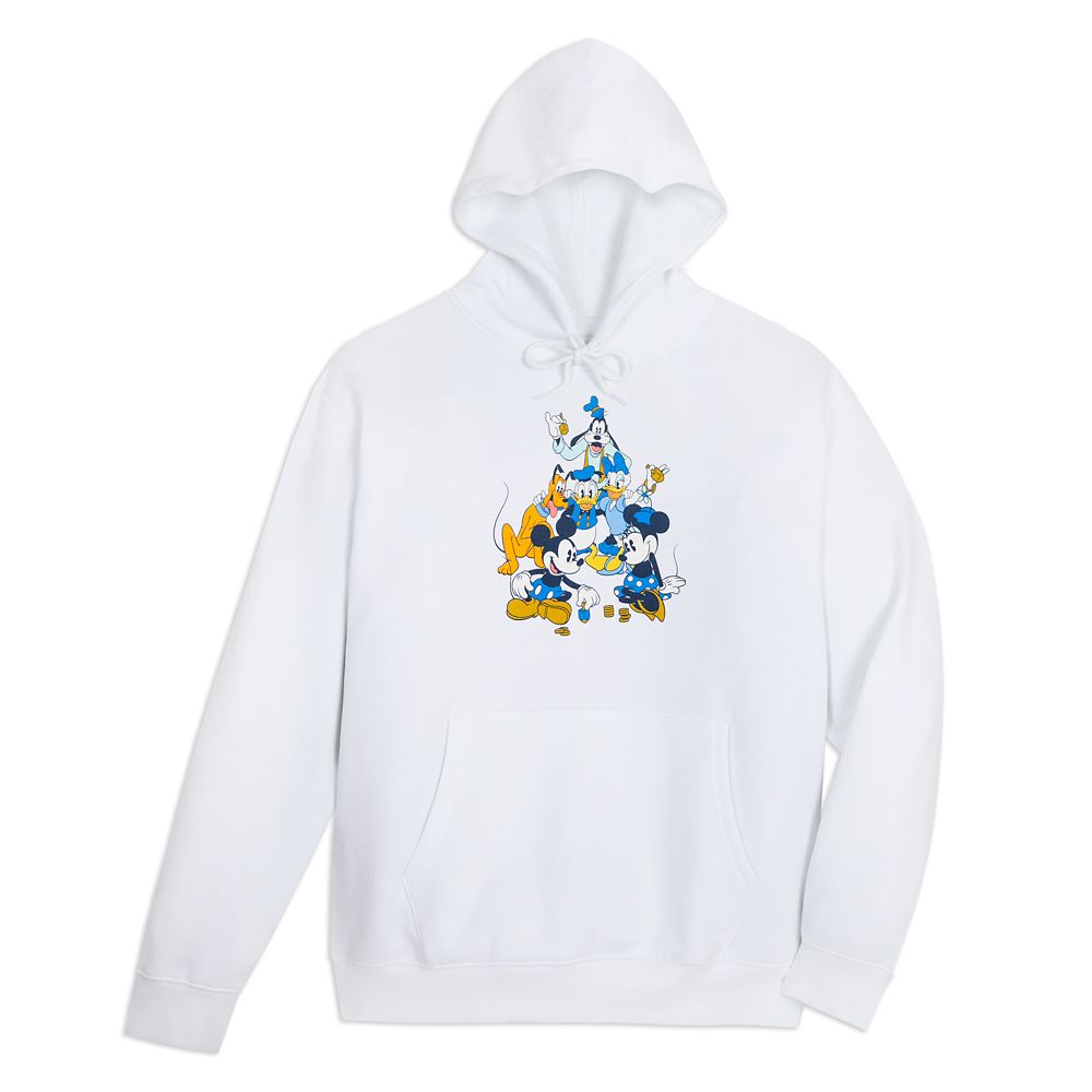 Mickey Mouse and Friends Hanukkah Pullover Hoodie for Adults is here now