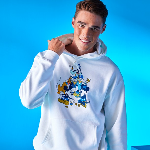 Mickey Mouse and Friends Hanukkah Pullover Hoodie for Adults