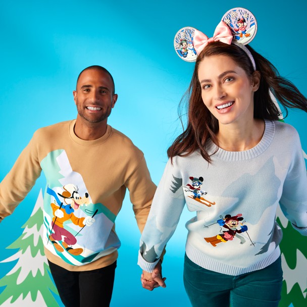 Goofy Holiday Homestead Pullover Sweatshirt for Adults