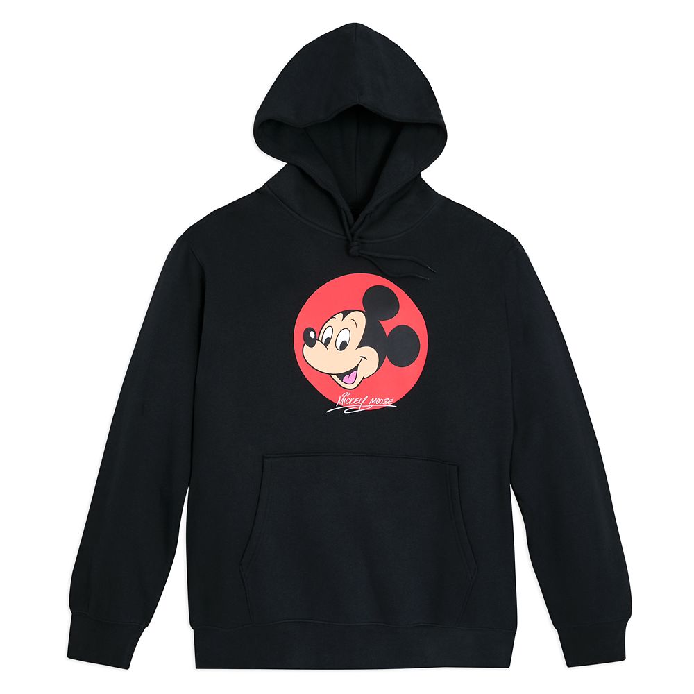 Mickey Mouse Pullover Hoodie for Adults  Black Official shopDisney