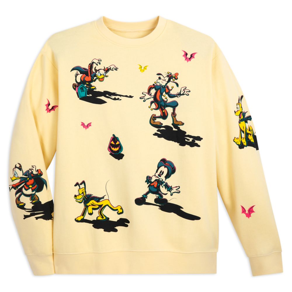 Mickey Mouse and Friends Halloween Pullover Sweatshirt for Adults now out