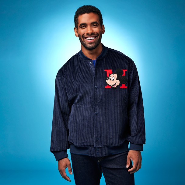 Mickey Mouse Corduroy Bomber Jacket for Men