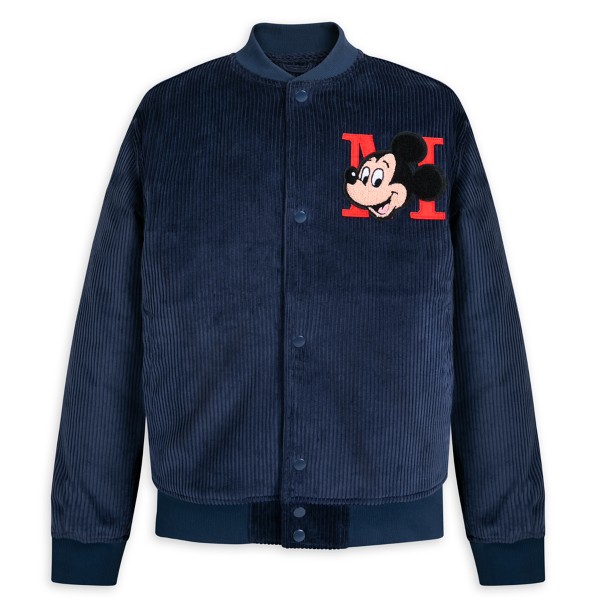 Mickey Mouse Corduroy Bomber Jacket for Men | Disney Store
