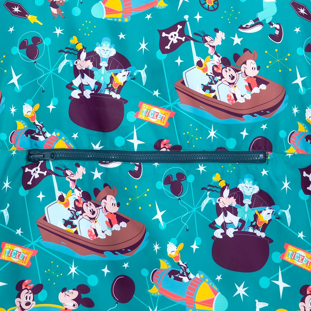 Mickey Mouse and Friends Play in the Park Packable Rain Jacket for Women