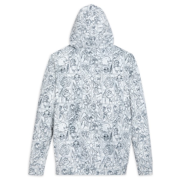 Disney Sketch Performance Pullover Hoodie for Adults by RSVLTS
