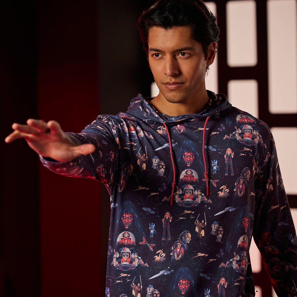 Star Wars: Episode 1 Performance Pullover Hoodie for Adults by RSVLTS &ndash; The Phantom Menace 25th Anniversary