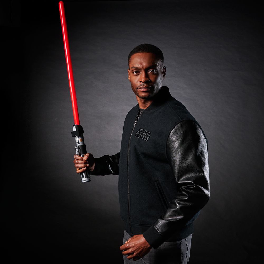 Star Wars Logo Varsity Jacket for Adults &ndash; Black