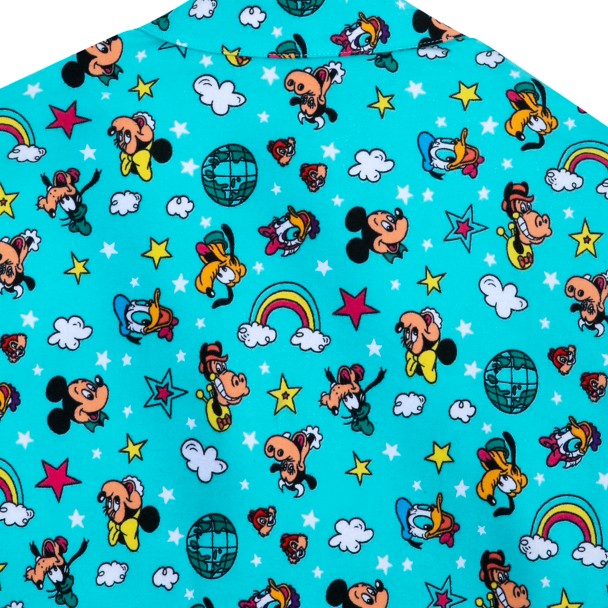 Disney Mickey Minnie Donald Daisy Pluto Womens Fleece Nightshirt