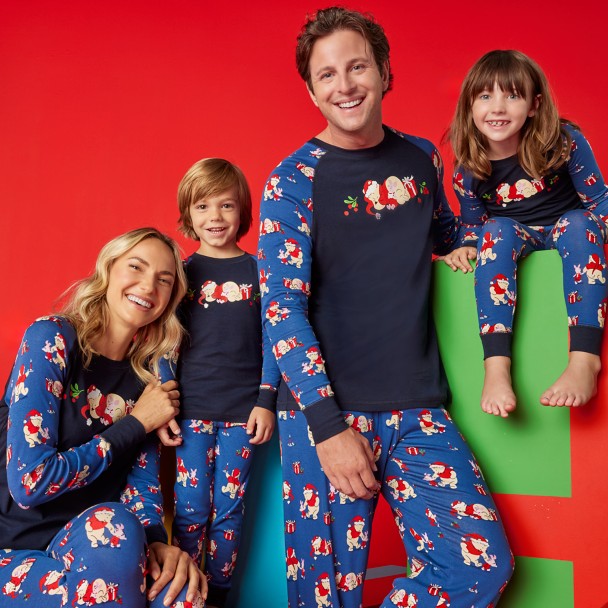 Winnie the Pooh Holiday Family Matching Pajama Set for Men by Munki Munki