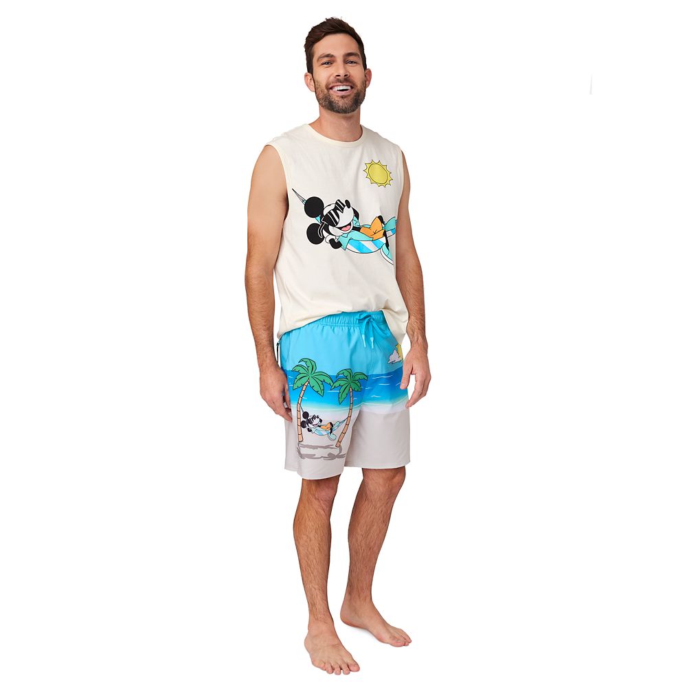 Mickey Mouse Swim Trunks for Men