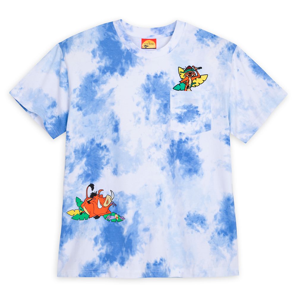 Timon and Pumbaa Tie-Dye T-Shirt for Adults – The Lion King was released today